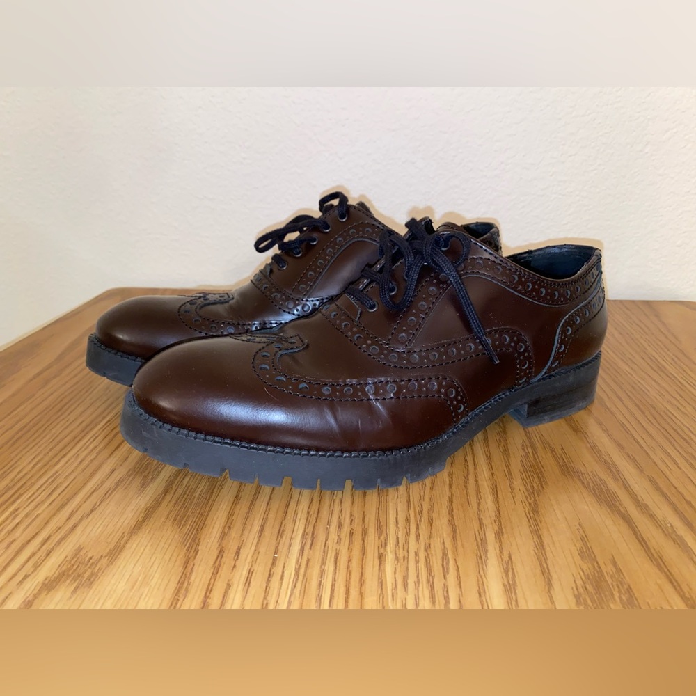 Zara Man Leather Oxford Dress Shoe